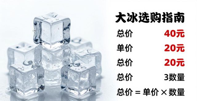 大冰块价格到底怎么算？盐田冰块选购指南