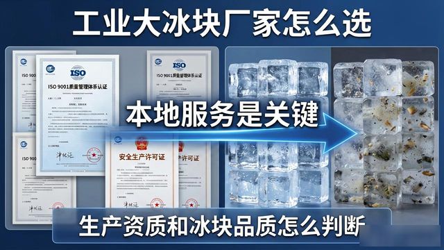 工业大冰块厂家怎么选？盐田本地服务是关键