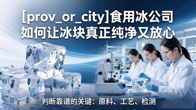 盐田食用冰公司如何让冰块真正纯净又放心